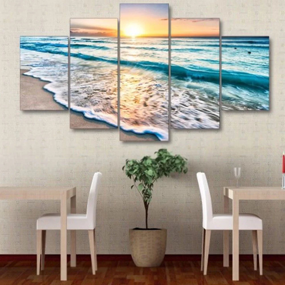 Stunning Unframed Modern Oil Painting Print for Chic Home Wall Decor