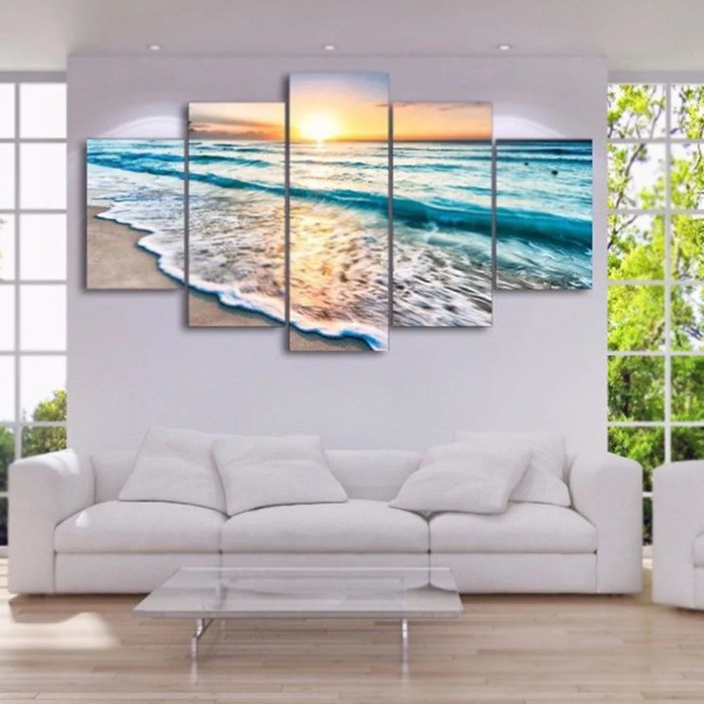 Stunning Unframed Modern Oil Painting Print for Chic Home Wall Decor