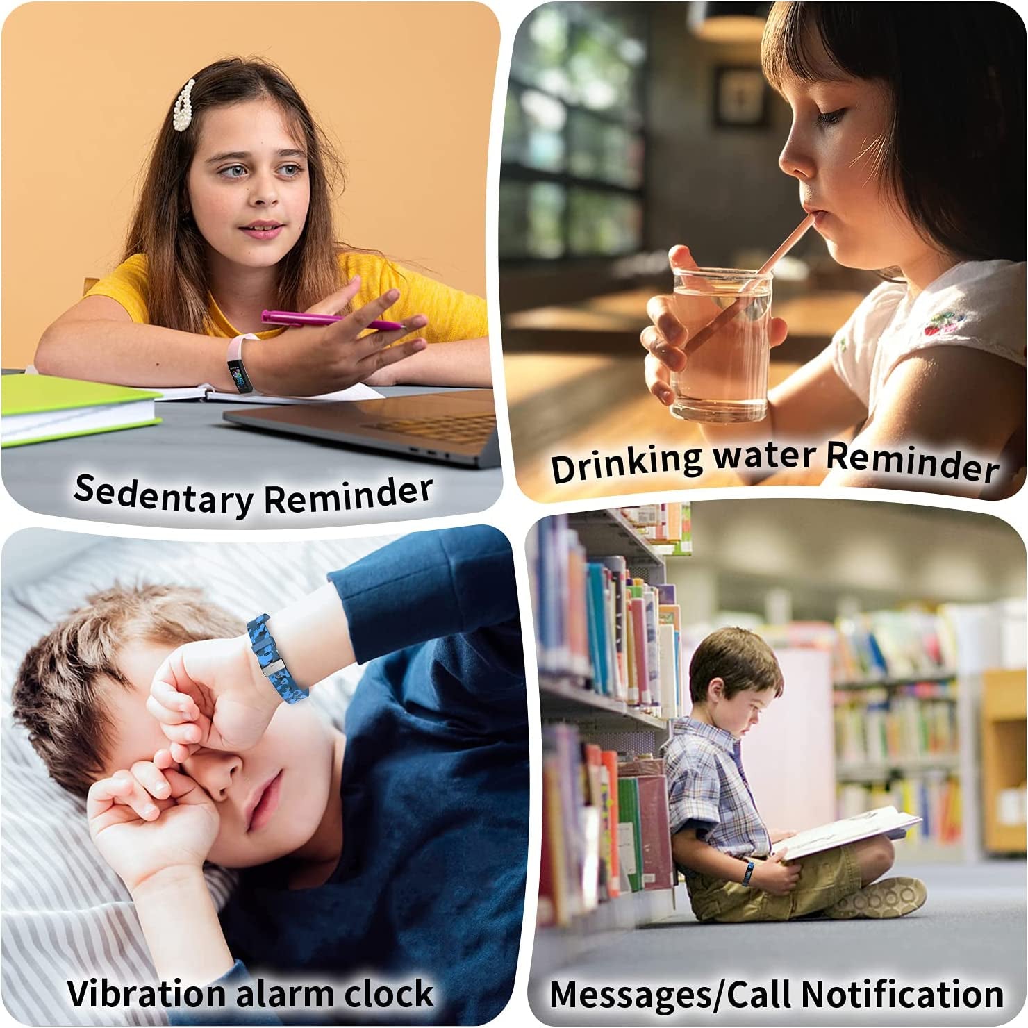 Children's Fitness Tracker Watch - Waterproof Smartwatch with Pedometer, Stopwatch, and 11 Sport Modes for Ages 6-16