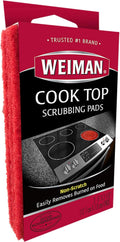 Cooktop Cleaning Pads – Effective Removal of Stubborn Residue from Smooth Top and Glass Ranges, Set of 3 Reusable Pads