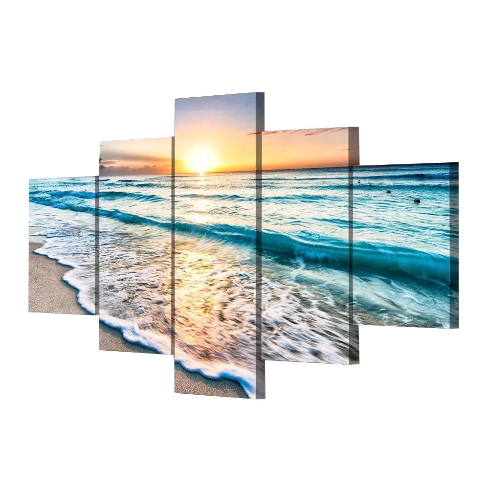 Stunning Unframed Modern Oil Painting Print for Chic Home Wall Decor